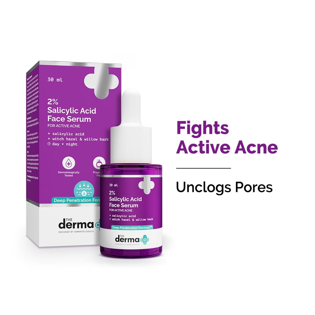Salicylic Acid Serum Acne with Witch Hazel Day+Night 2