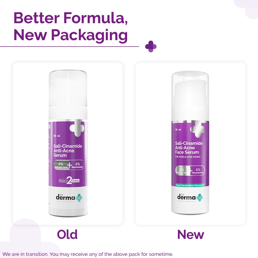The Derma Co SaliCinamide Anti-Acne Face Serum with 2% Salicylic Acid & 5% Niacinamide for Acne & Acne Marks - 30ml 2