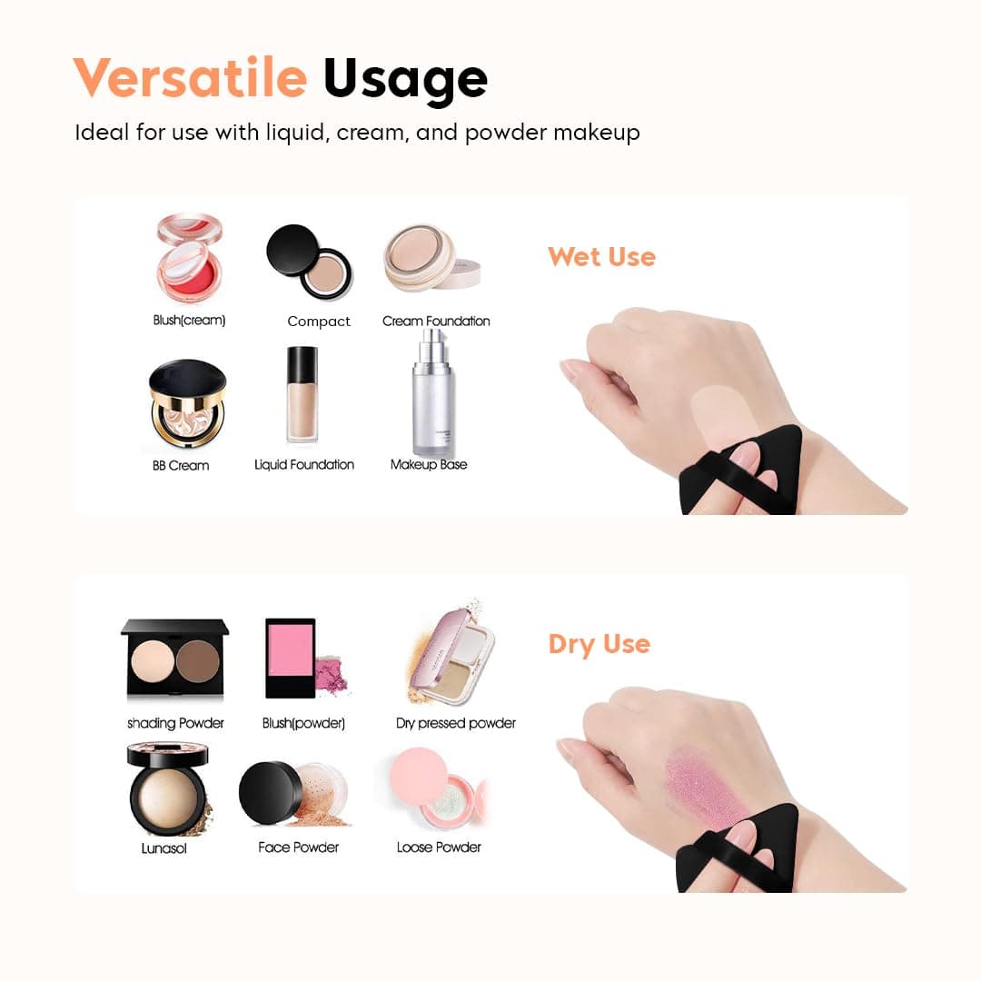 Triangle Makeup Puff - Pack of 1 6