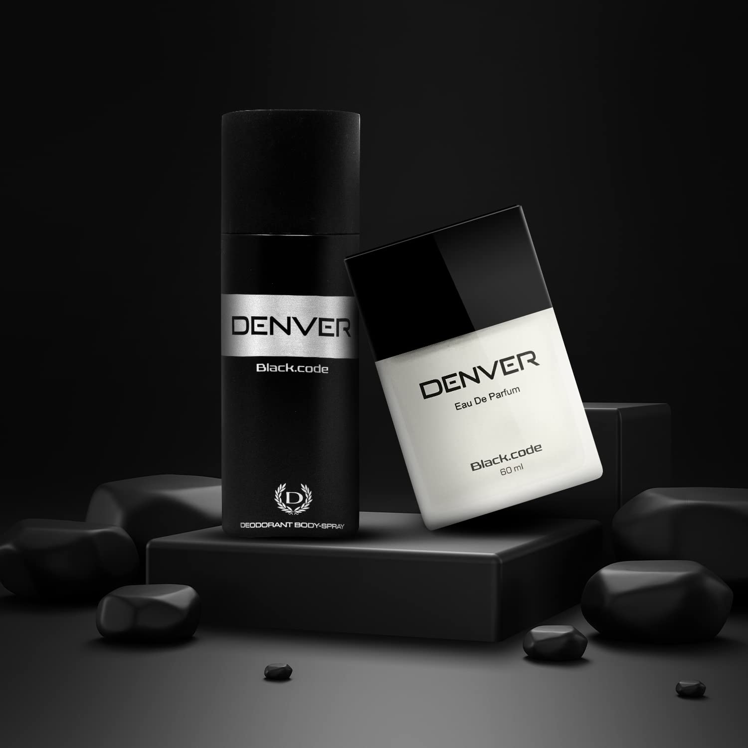 Denver Sporting Club Black Code Perfume and Deo Combo Set 4
