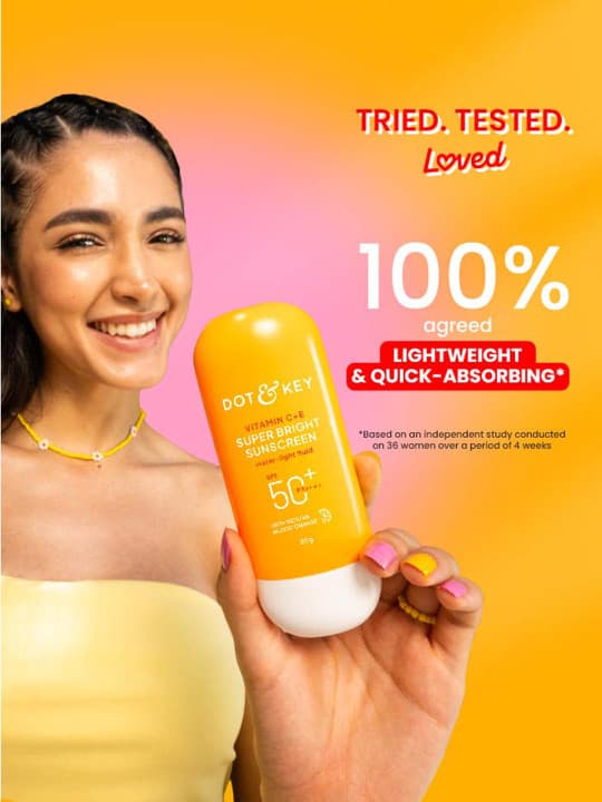 DOT & KEY Set of Vitamin C+E Moisturizer 25ml + Sunscreen 50g 5