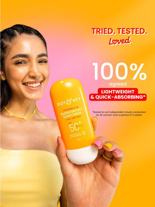 DOT & KEY Set of Vitamin C+E Moisturizer 25ml + Sunscreen 50g 6