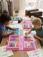 42 pcs Colour Set For Kids, Colour Box Set for Drawing and Painting 2
