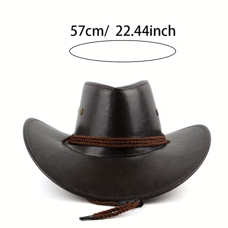 Leatherette Western Hat 2