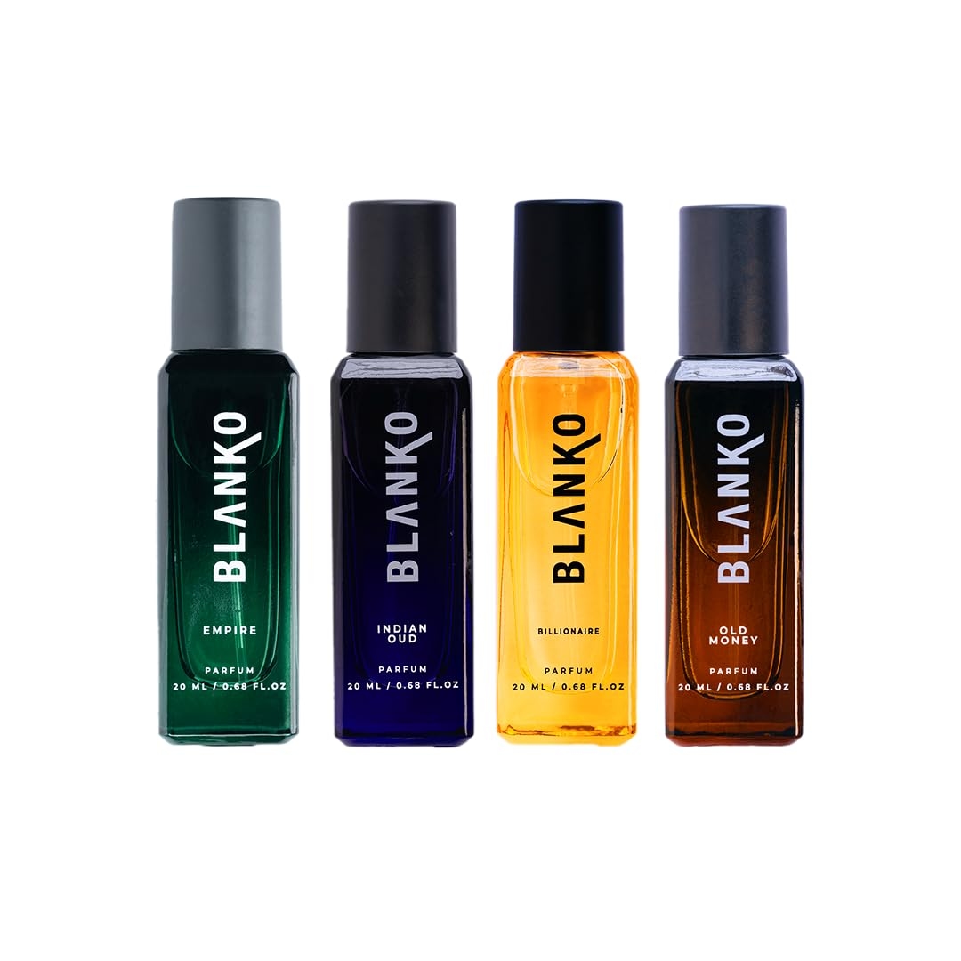 BLANKO Royal Collection Tlt Parfum Liquid, 20Ml Pack Of 4 | Longest Lasting Mens Perfume With Time Lock Technology | Luxury Fragrance Gift Set For Husband, Father, Brother 5