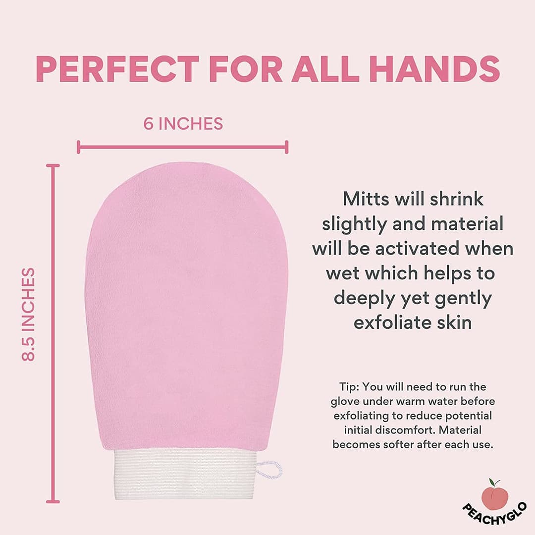 Exfoliating Glove Dead Skin Remover - Korean Body Scrubber Exfoliator, Deep Exfoliating Mitt for Body 2