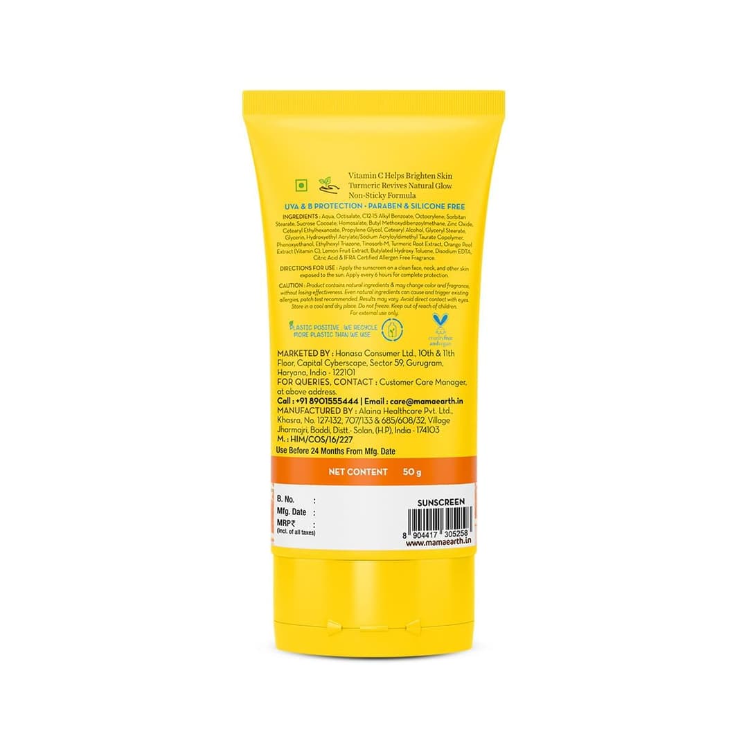 Mama.earth Vitamin C Daily Glow Sunscreen (50g) 4