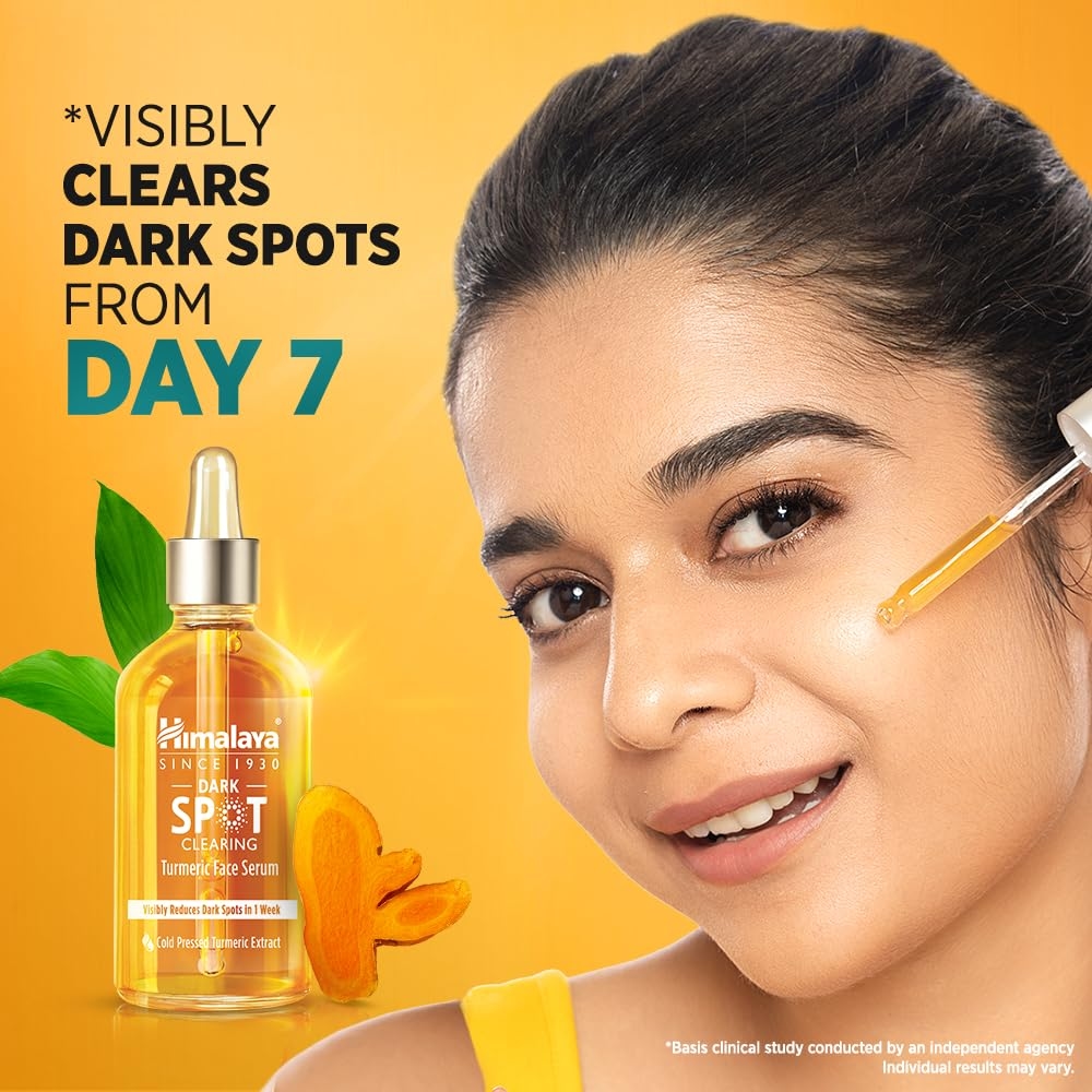 Himalaya Dark Spot Clearing Turmeric Face Serum (30ml) 6