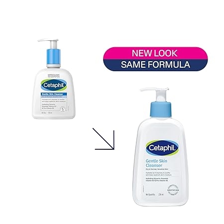 Cetaphil Gentle Skin Hydrating Face Wash 236ml, Paraben Free, Sulphate-Free Gentle Skin Hydrating Cleanser with Niacinamide, Vitamin B5 for Dry to Normal, Sensitive Skin 2