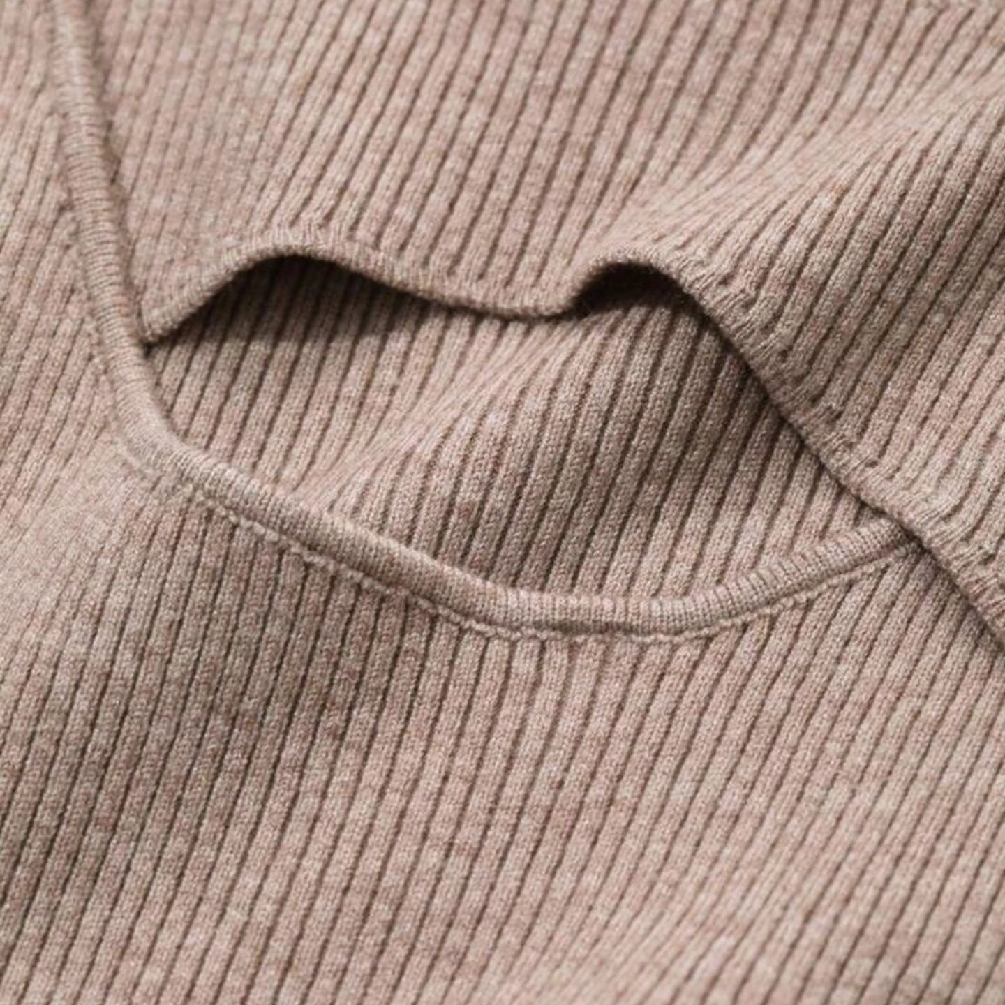 Knit Sweater for Winter Ladies wear Brown color Nepal 4