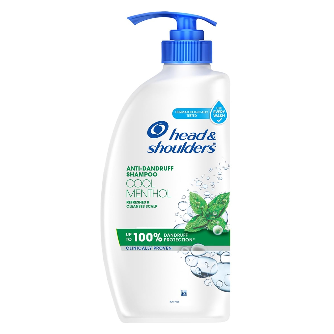 Head & Shoulder Cool Menthol Anti Dandruff Shampoo - 650 ml 1
