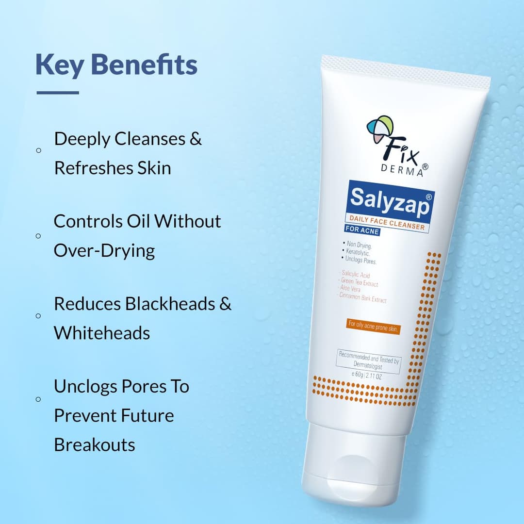 Salyzap Face Cleanser 60 GM 2
