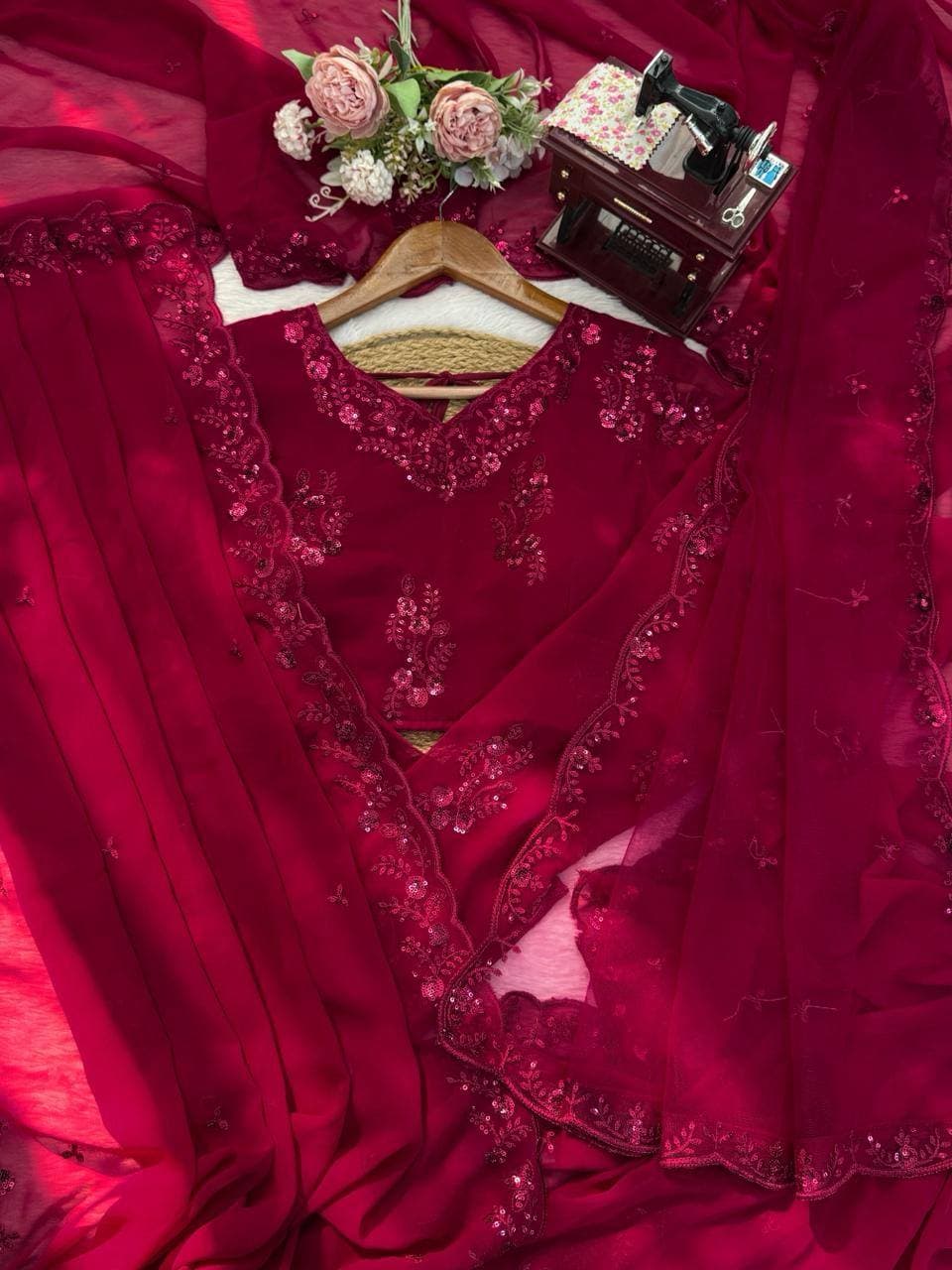 Pure bandhej saree, Banarasi Khaddi Georgette Bandhej Sarees 2