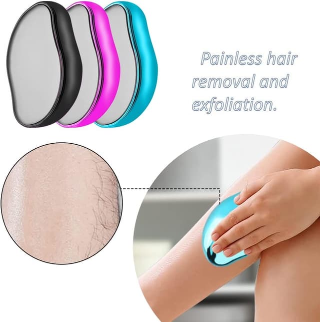 Nano Hair Remover, Reusable Hair Removal Without Shaving Crystal Hair Remover