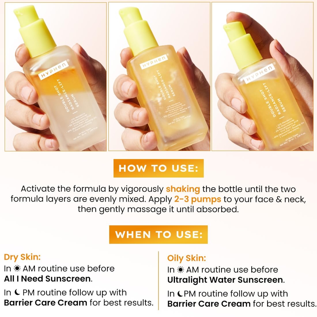 Hyphen Double Shot Radiant Lift Serum 9