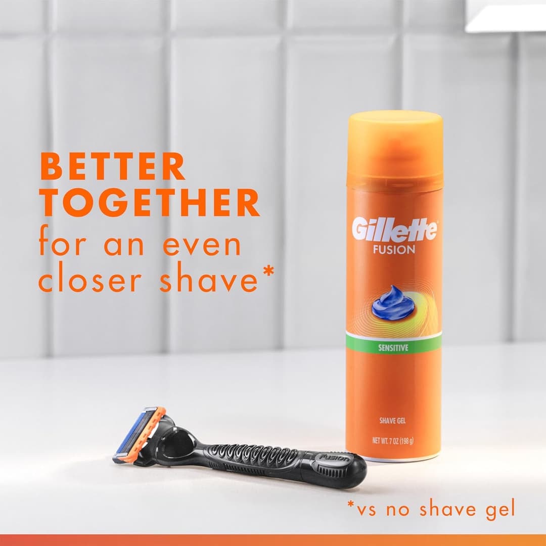 Gillette Fusion5 Men's Razor Blades - 4 Cartridge Refills 8