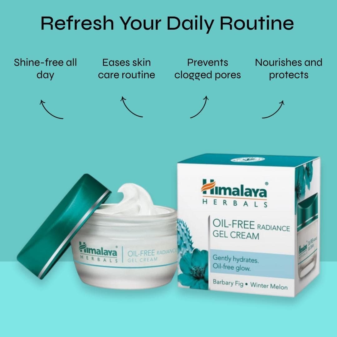 Himalaya Herbals Oil-Free Radiance Gel Cream - 50G 4