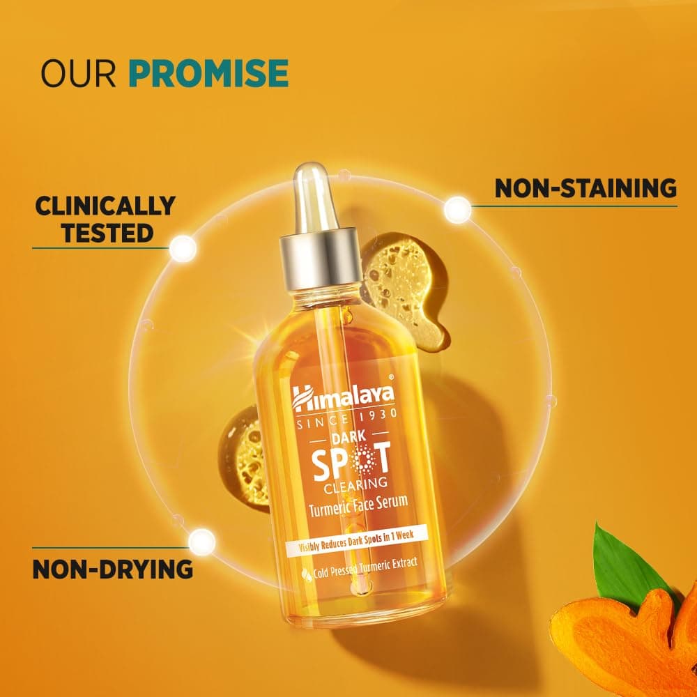 Himalaya Dark Spot Clearing Turmeric Face Serum (30ml) 6