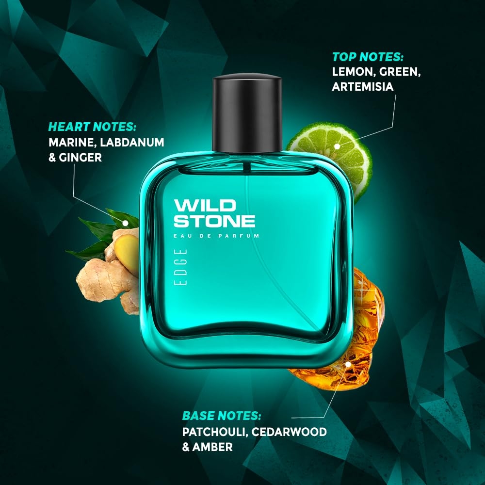 WiLDSTONE Edge Eau De Parfum for Men -100ml 6