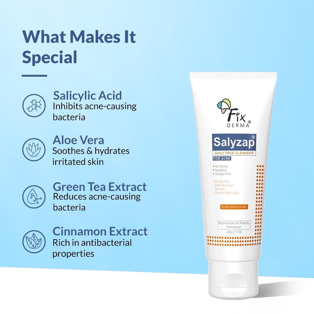 Salyzap Face Cleanser 60 GM 3