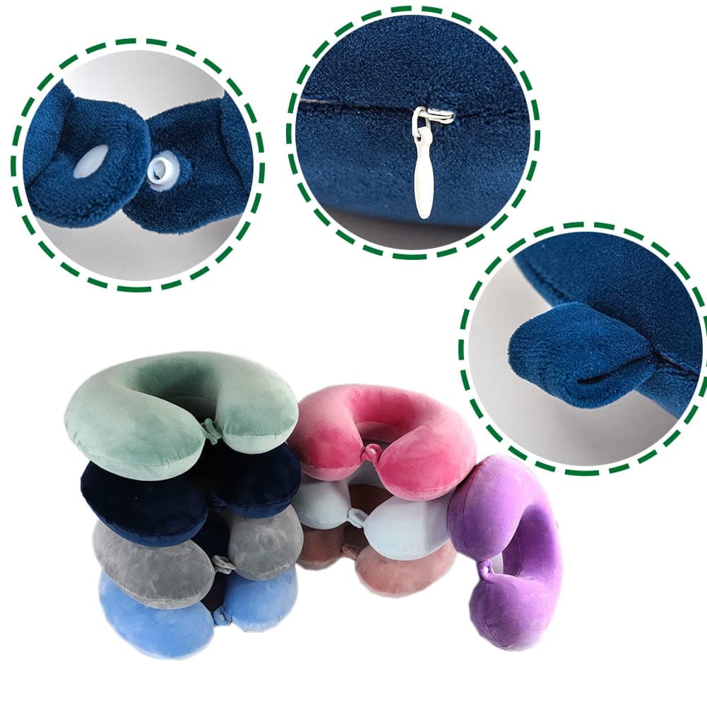 U-Shaped Memory Foam Travel Neck Pillow – Soft & Supportive Cervical Pillow for Flight, Car, Office, & Nap | Portable Neck Support Pillow for Comfortable Sleep Anywhere 4