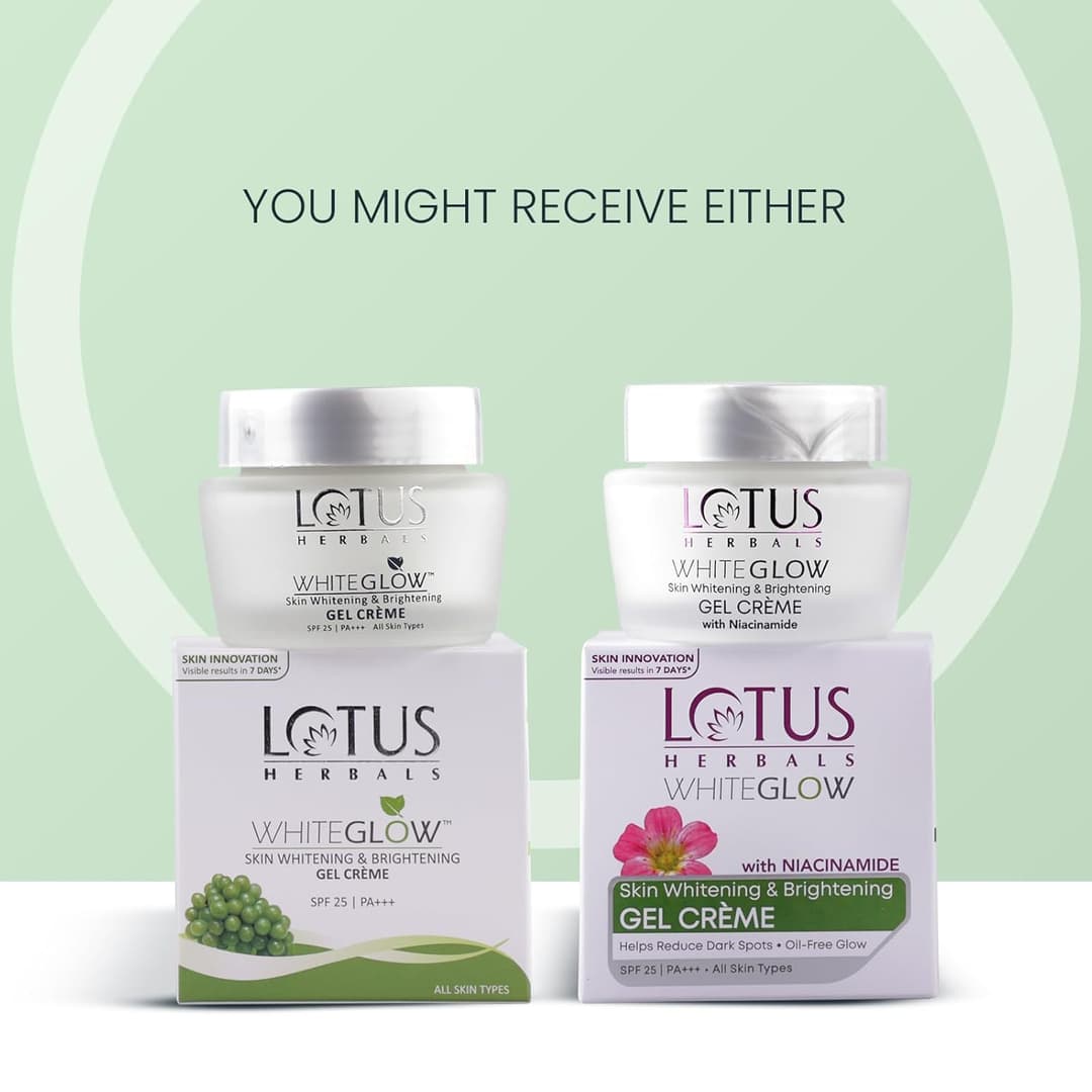 L0tus Herbals Whiteglow Skin Brightening Gel Creme - 60g 1