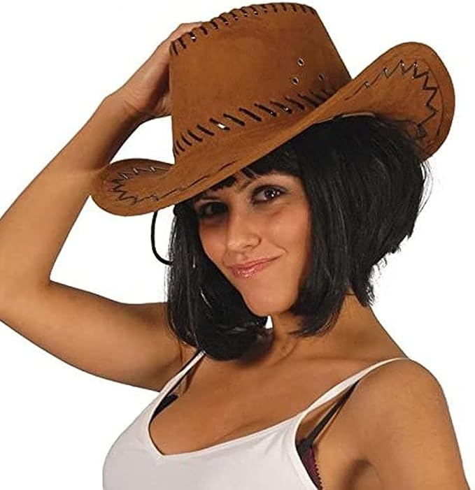 suede Western cowboy hats For unisex 2
