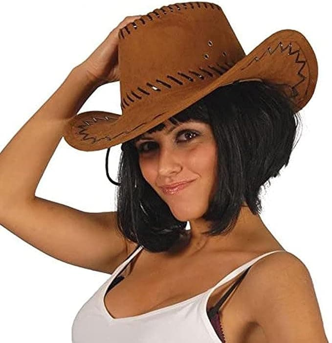 suede Western cowboy hats For unisex 1