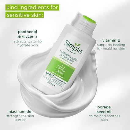 Simple Kind To Skin Hydrating Light Moisturiser 125 ml by Simple 3