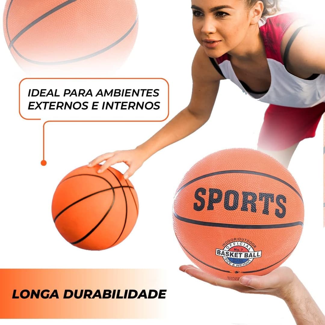 Size 5 basketball suitable for indoor and outdoor use. 1