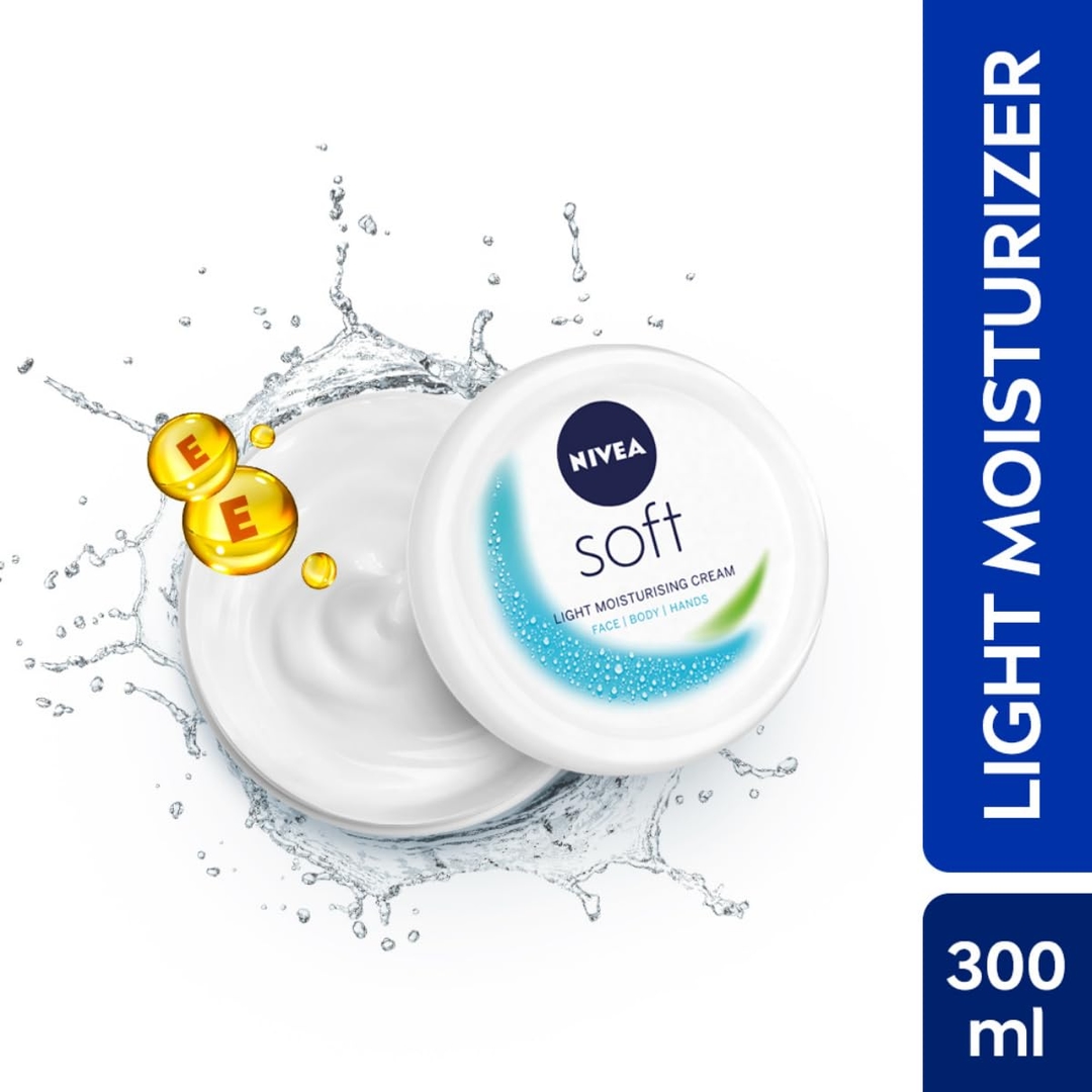 NlVEA Soft Refreshingly Soft Moisturizing Cream - 300 ml 1