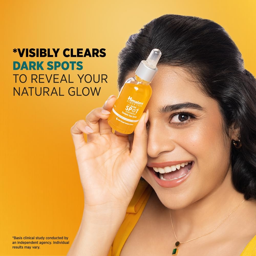 Himalaya Dark Spot Clearing Turmeric Face Serum (30ml) 4