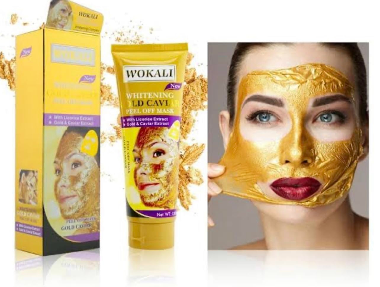 Gold Caviar Peel off Mask || Glowing, Brightening & Radiant skin 1