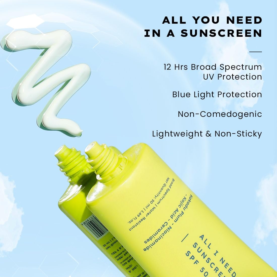 Hyphen All I Need Sunscreen SPF 50 PA ++++ | Lightweight Sun Cream 4