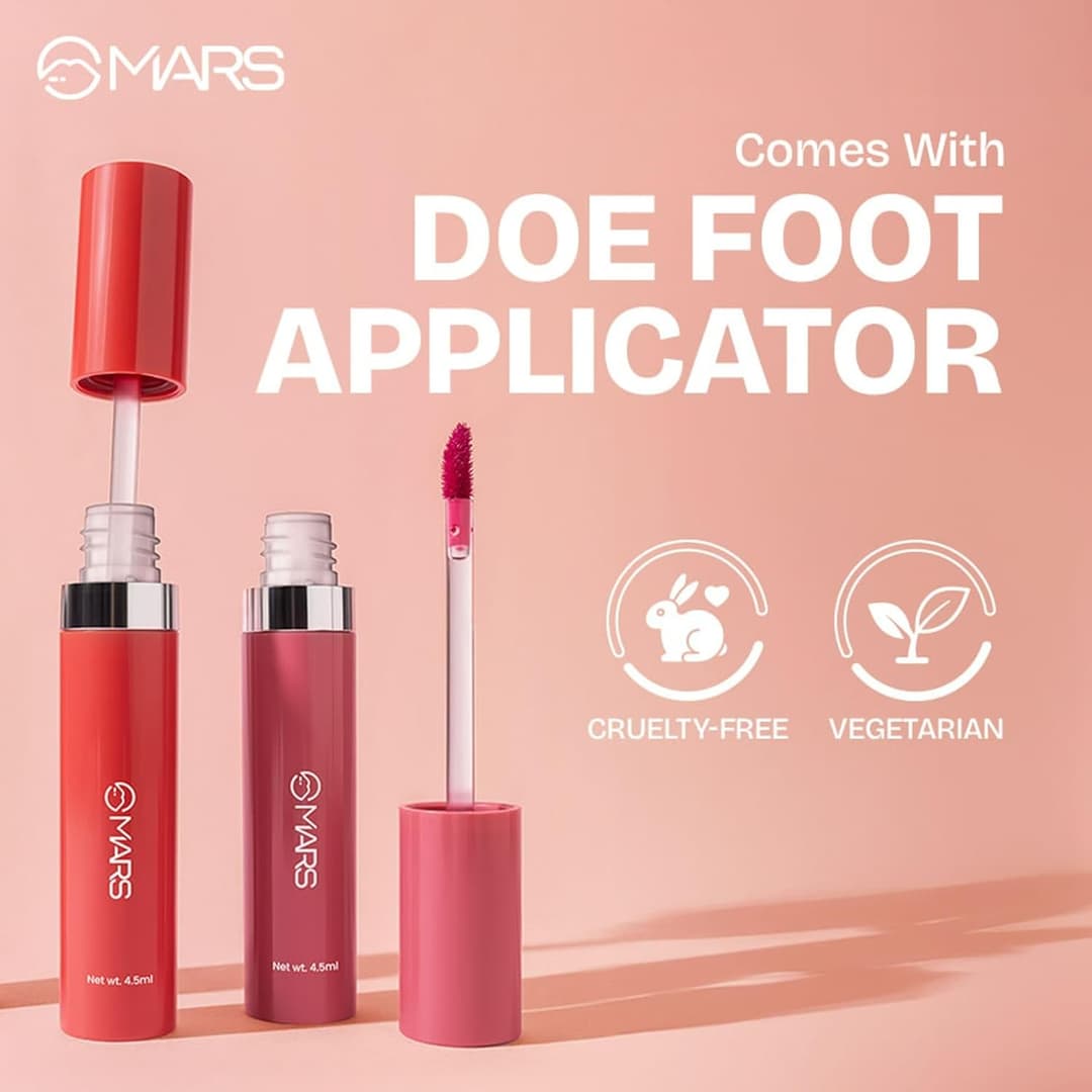 MARS Lip Mist for Women | Dual Function | Buildable Color | Glossy Finish | Long-Lasting | Hydration | Light-Weight Formula | Non-Patchy Reapplication 4