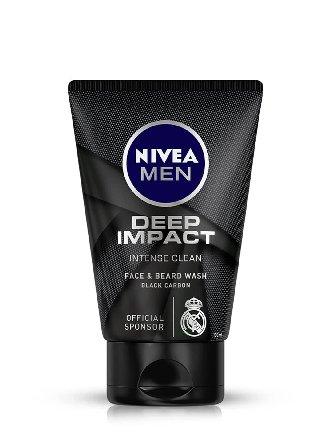 NlVEA Men Deep Impact Intense Clean Face & Beard Wash - 100 ml