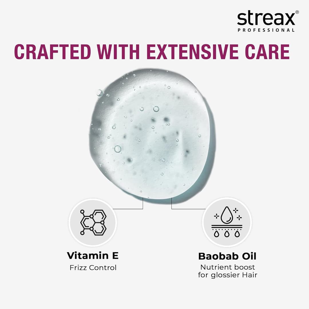 Streax Professional Canvoline Straightening Post Care Hair Serum with Baobab Oil 2
