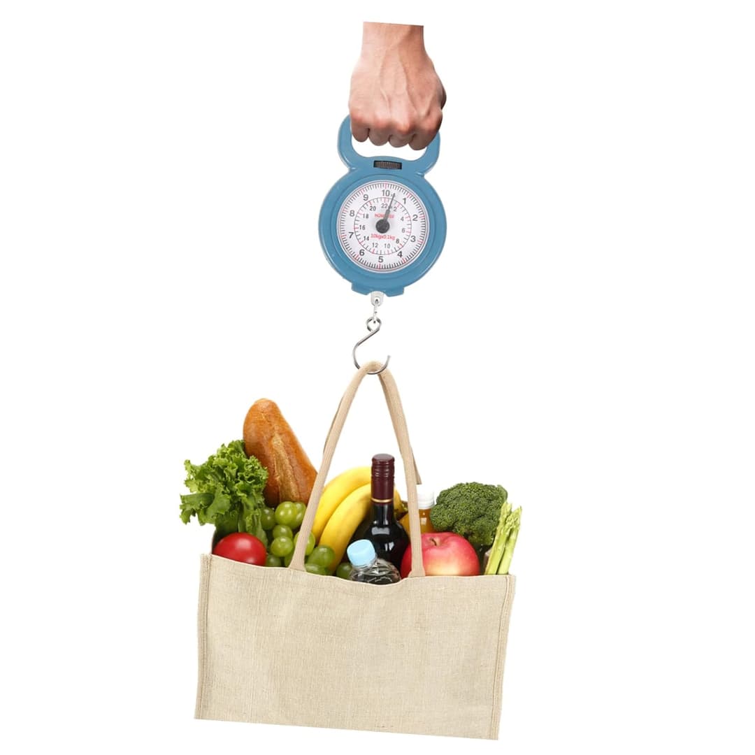 Portable Hook Multifunction Hanging 10kg Measure Dial Luggage Scale 2