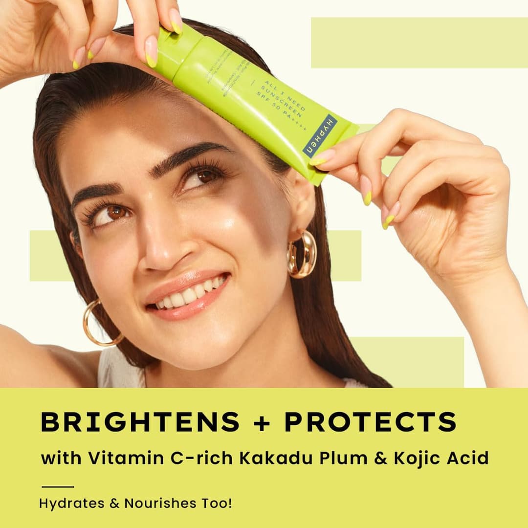 Hyphen All I Need Sunscreen SPF 50 PA ++++ | Lightweight Sun Cream 1
