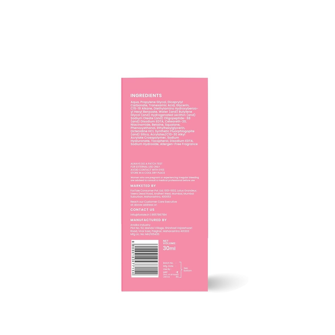 Foxtale Milky Way Rapid Spot Reduction Serum with 3% Tranexamic Acid Serum & Niacinamide 8
