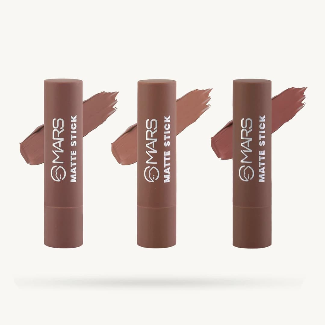 MARS Matte Box Set of 3 Lipsticks for Women 9