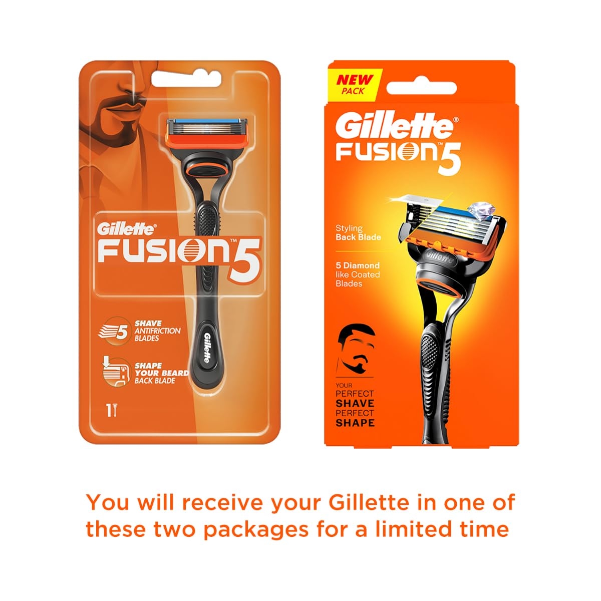 Gillette Fusion Manual Razor Handle with Blade 3