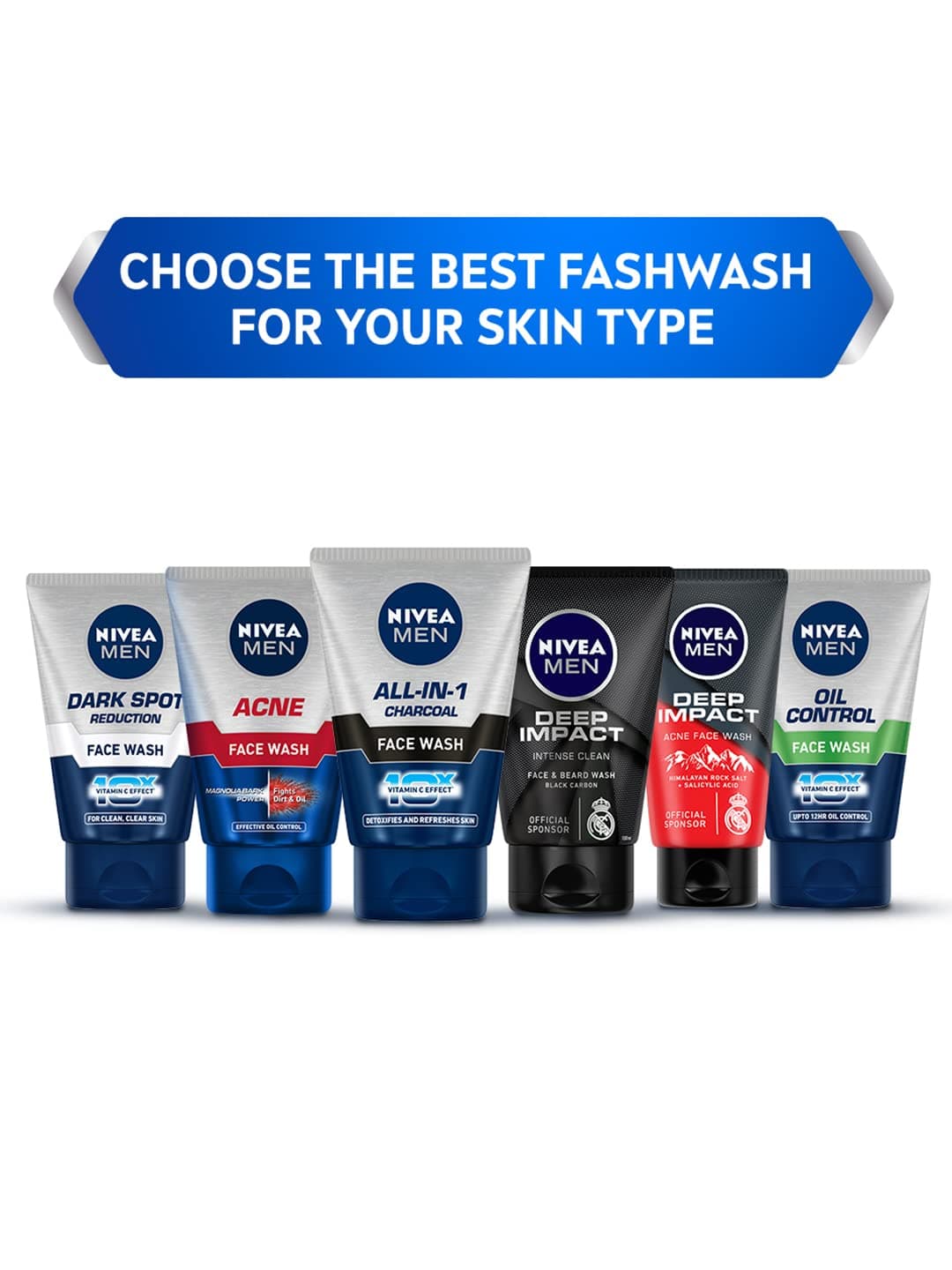 NlVEA Men Deep Impact Intense Clean Face & Beard Wash - 100 ml 4