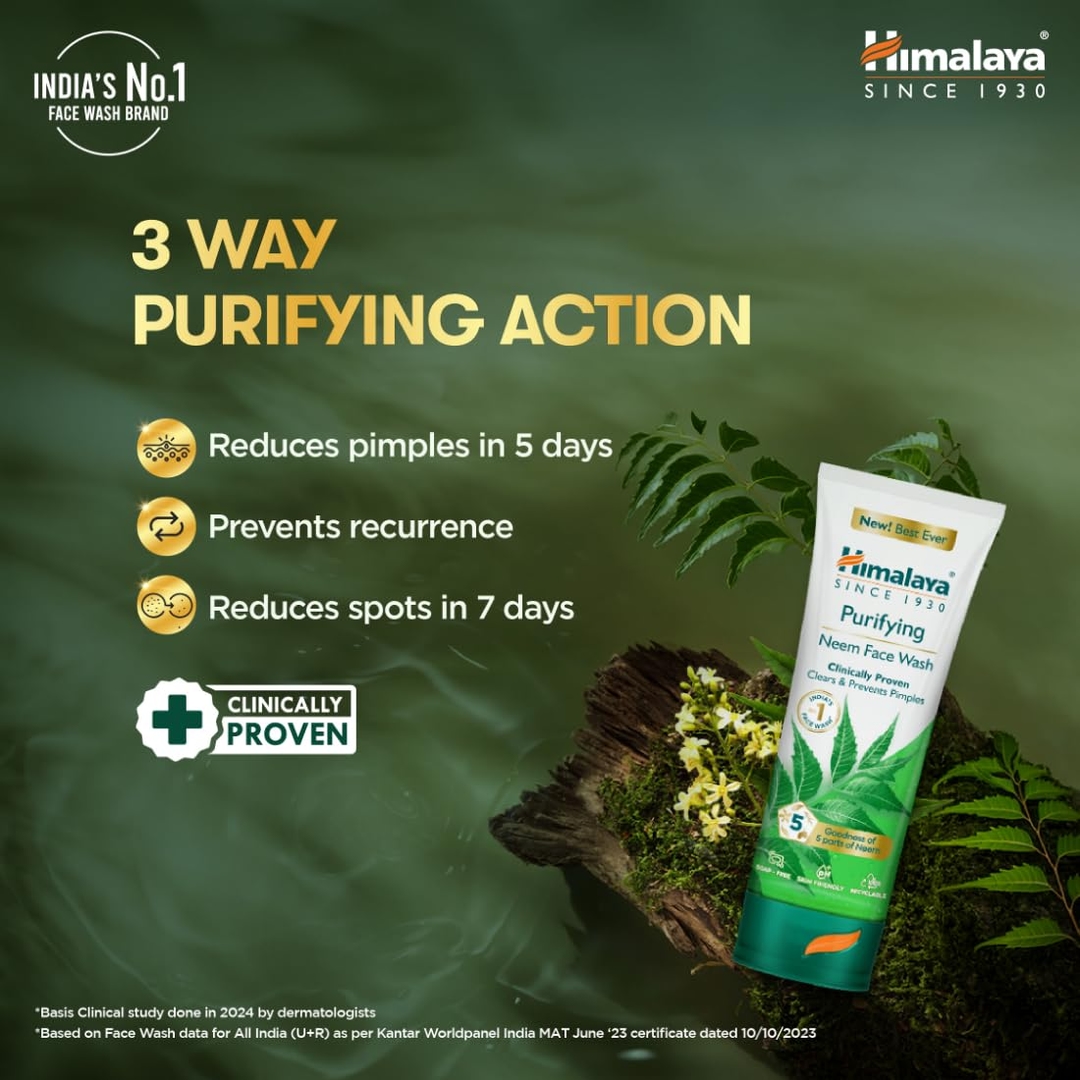 Himalaya Herbals Purifying Neem Face Wash - 400ml 5