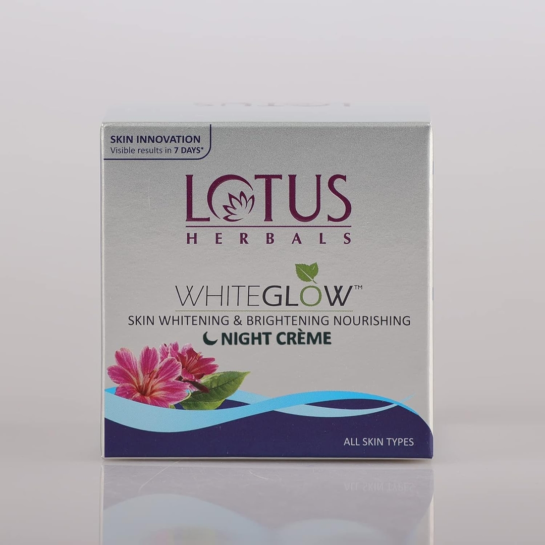 L0TUS HERBALS WhiteGlow Skin Nourishing Night Creme 4