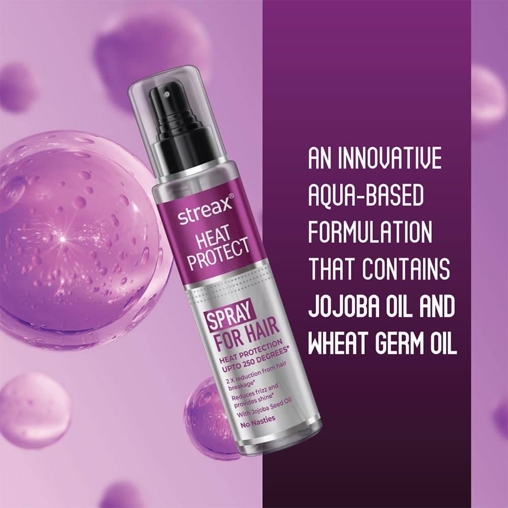 StreaxHeat Protection Hair Spray (100ml)