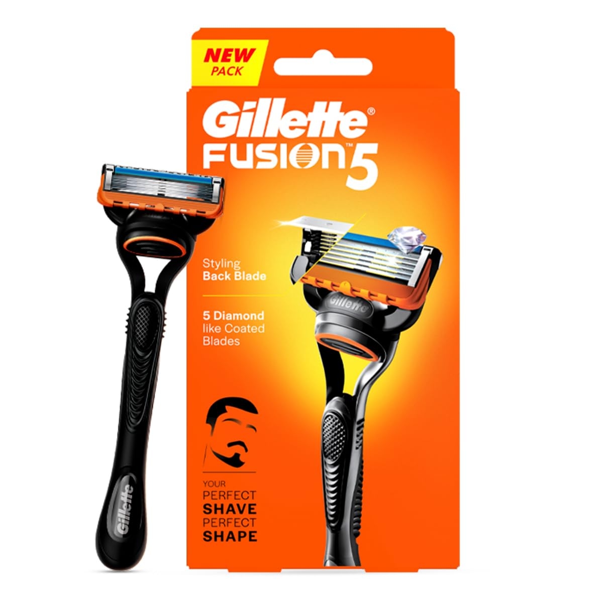 Gillette Fusion Manual Razor Handle with Blade 2