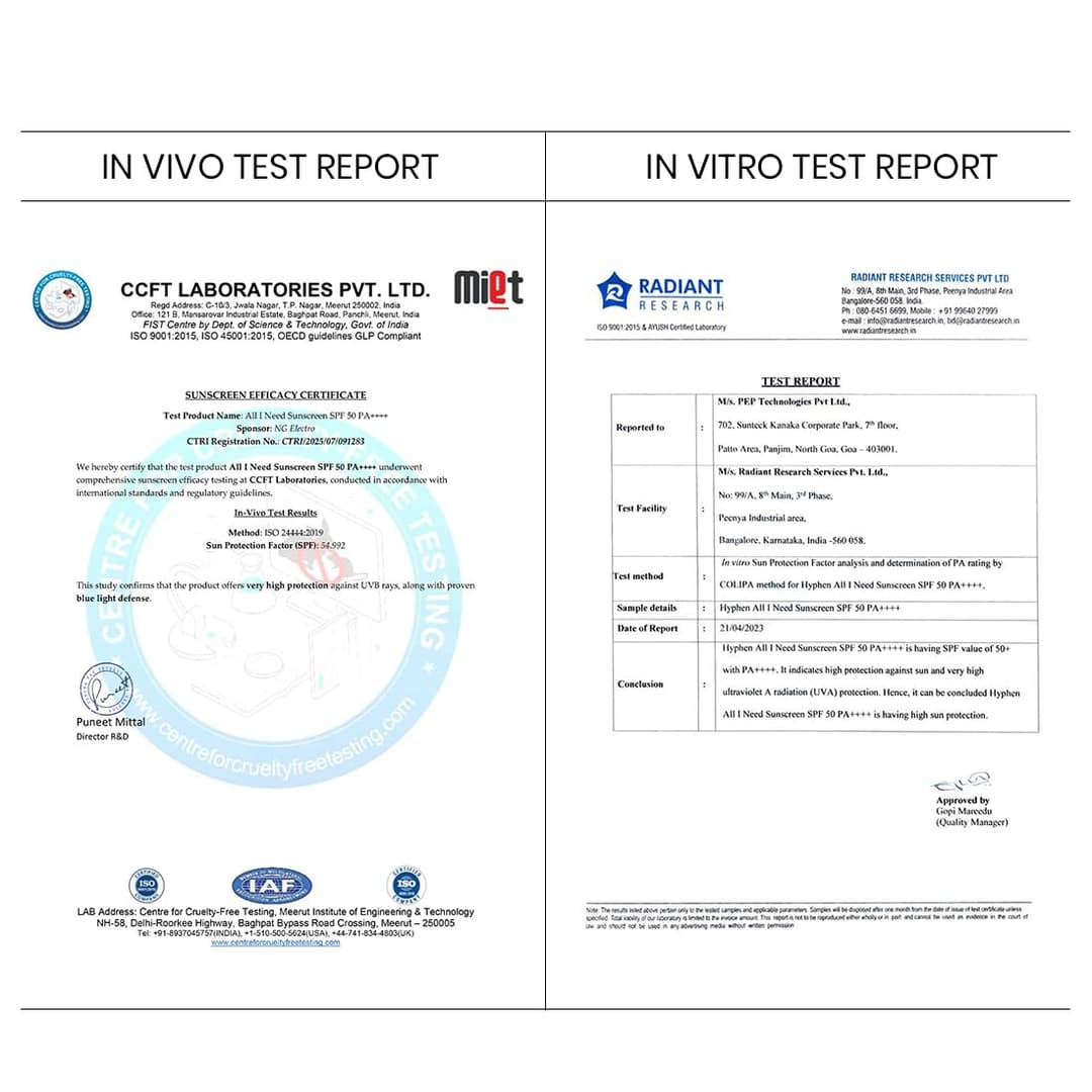Hyphen All I Need Sunscreen SPF 50 PA ++++ | Lightweight Sun Cream 6