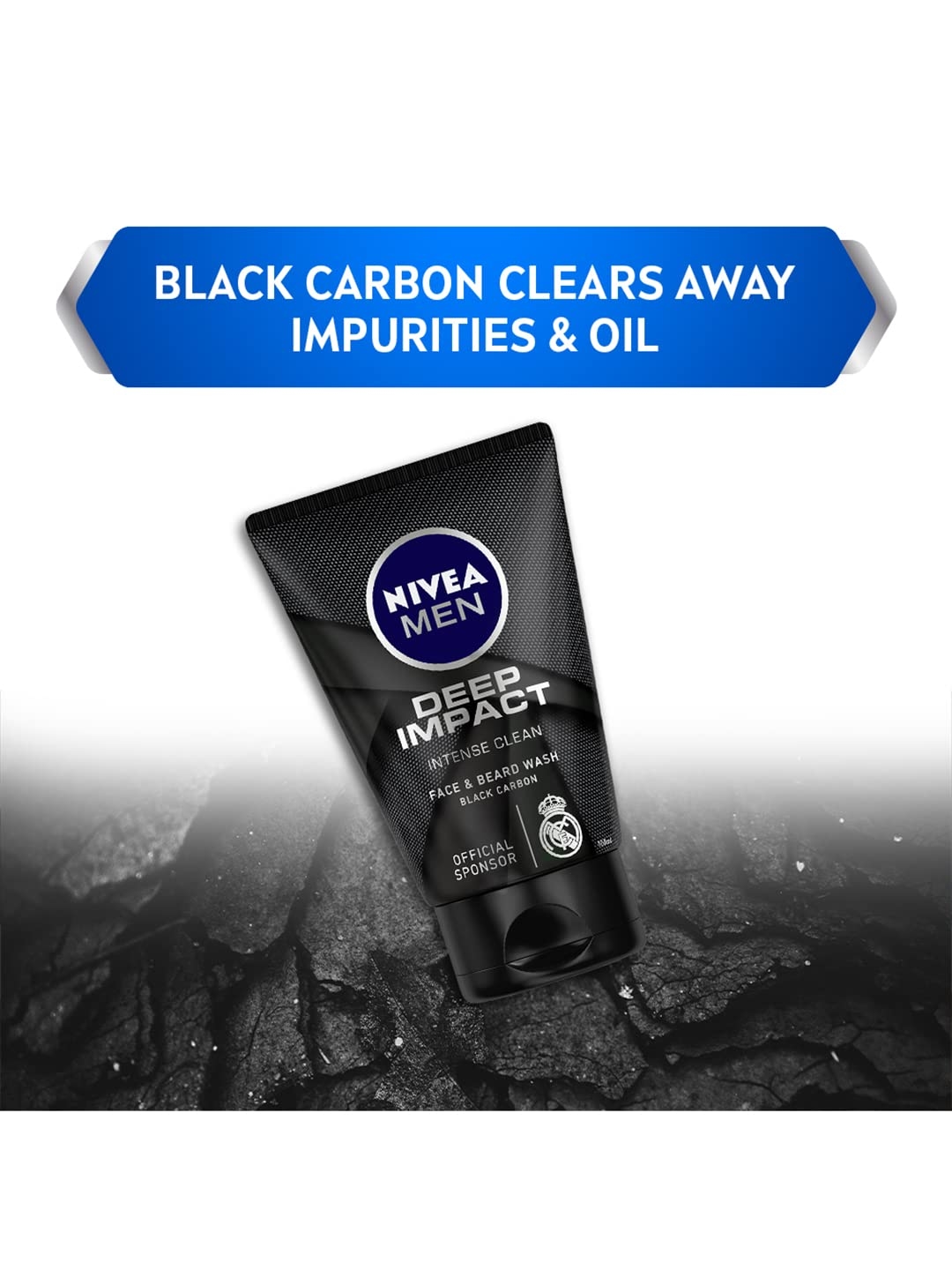 NlVEA Men Deep Impact Intense Clean Face & Beard Wash - 100 ml 3