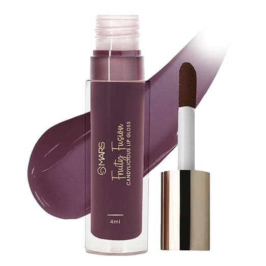 MARS Candylicious Sheer Lip Gloss for Women | Hydrating & High Shine | Lightweight | Non-Sticky | Enriched with Vitamin-E, Hyaluronic Acid & Avocado Ester